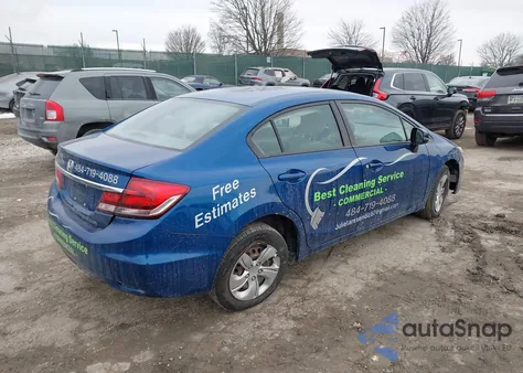 2015 Honda Civic Lx из США, поврежденный, VIN 2HGFB2F55FH560704